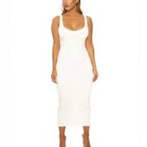 Naked Wardrobe The NW Hourglass Midi Dress like new